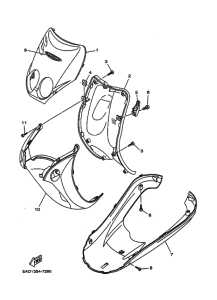YN50 Щиток облицовочный