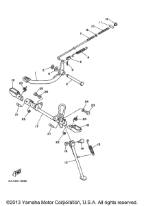 RT100M Stand - footrest