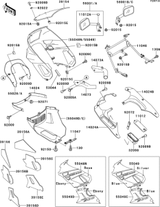 ZX500 Cowling(1 / 2)(zx500-c2)