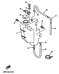 WR200R Бак масляный