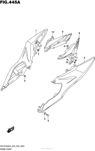 GSX-R1000 Обтекатель рамы