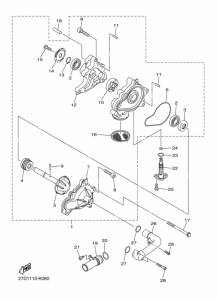 XVS1300CU Водяной насос