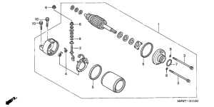  Стартерный мотор