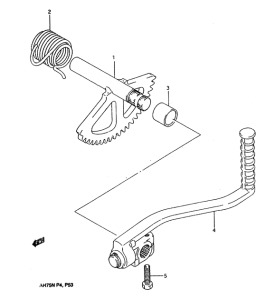 AH75 Ножной стартер