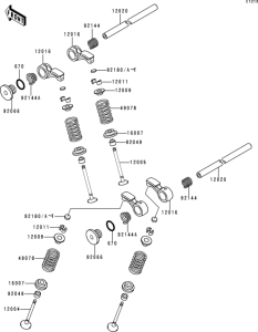ZX400 Клапана