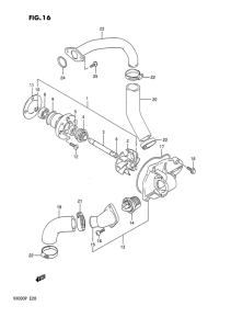 VX800 Водяная помпа
