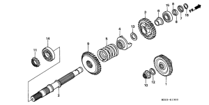 GL1500C Shaft set final