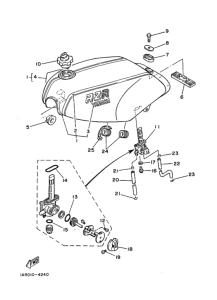 RZ250R ﾌﾕｴﾙﾀﾝｸ
