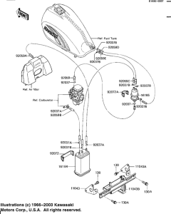 KZ1100 Адсорбер с активированным углем в сборе