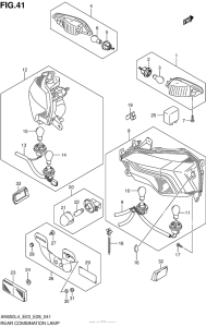 AN650Z Задний фонарь