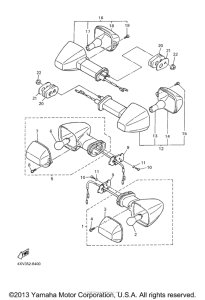 YZFR7L Поворотники