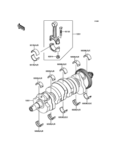 ZR800 Коленвал