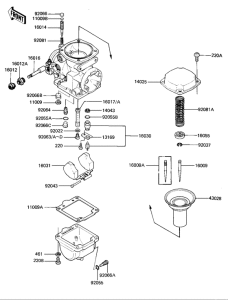 KZ1000 Детали карбюратора