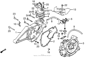 NN50 Crankcase + oil pump