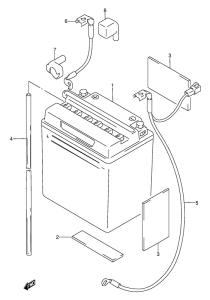 GS500 Аккумулятор