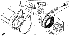 CB1000 Alternator cover + alternator