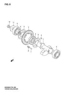 GZ250 Балансир кривошипа
