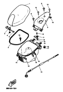 YQ50 Сиденье и держатель