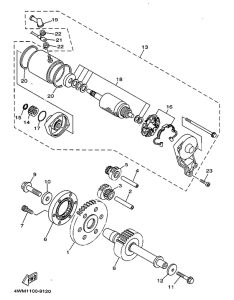 XV1600A Стартер