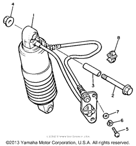 XVZ12TK Амортизаторы задние