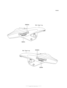 KLE650 Decals (Black)(Cef)