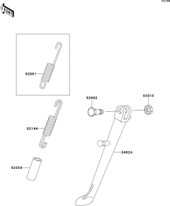 EL250 Подножка