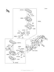 VN1700 Accessory (Pass. Floorbord)