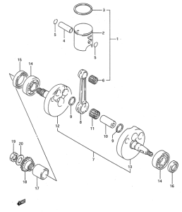 RM80 Вал коленчатый