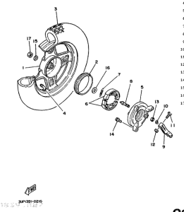 CH80 Переднее колесо