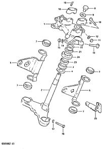 GS650 Траверса нижняя