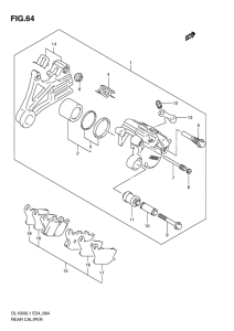 DL1000 Задний суппорт