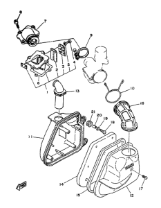 YA50R Впускная система