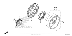 VFR1200X (DCT) Муфта стартера