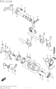RM-Z450 Механизм  переключения передач