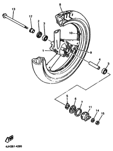 YZF600R YZF600RH Transom + tube