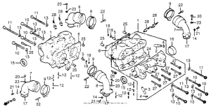 GL1100I Головка цилиндров