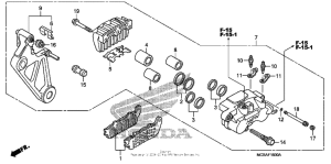 ST1300 Задний суппорт