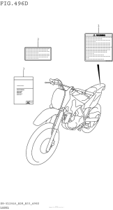  Label (Dr-Z125Ll5 E33)