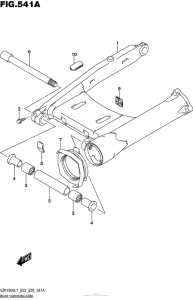 VZR1800 Rear Swingingarm