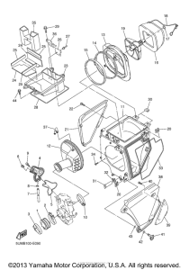 WR250F Впускная система