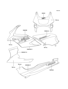 EX500 Наклейки