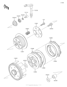 KX65 Сцепление