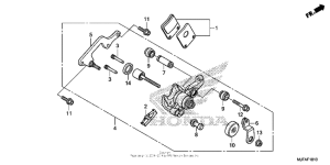 CTX700N DCT Стояночный тормоз