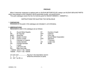 GS500 Catalog preface