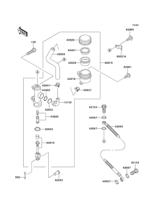 ZG1000 Задний тормозной цилиндр