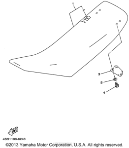 YZ125H1 Сиденье