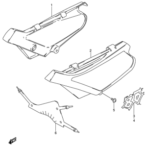 DS80 Обтекатель задний