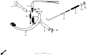 C70 Педаль тормоза