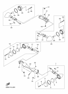 XVS1300CT Проблесковый световой сигнал