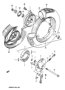 CP80 Переднее колесо